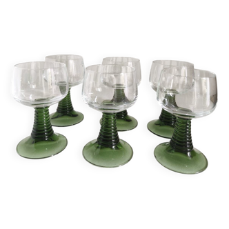 Set of 6 wine glasses