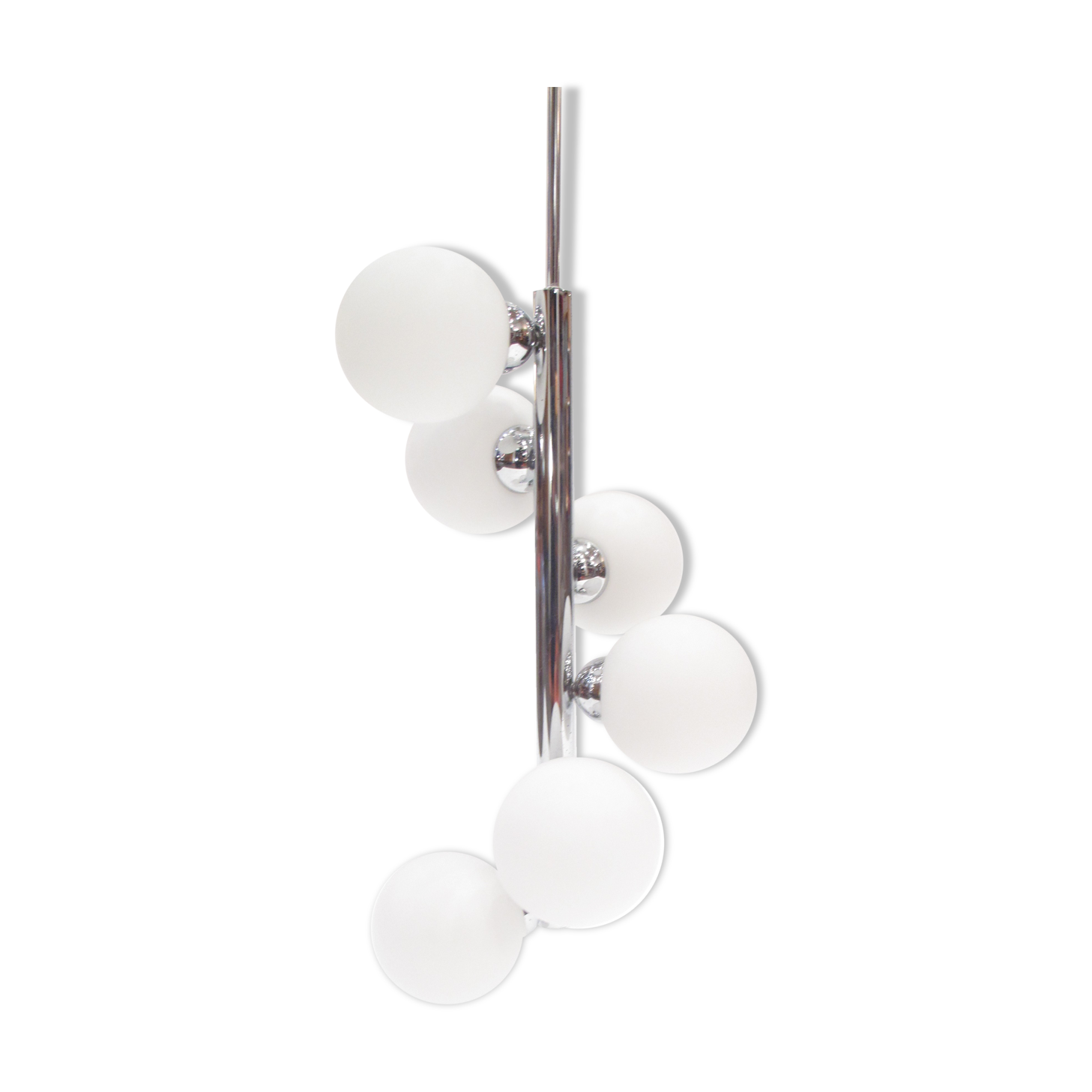 Chrome and white opaline suspension