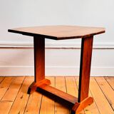 Folding table, Art Deco pedestal table