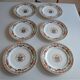 Limoges porcelain Haviland 6 flat plates decor "In the basket"