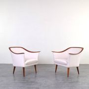 Teak Armchairs by Fredrik Kayser for Vatne Lenestolfabrikk, 1960s, Set of 2