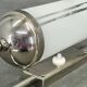 Pair of Art Deco Nickel and Glass Wall Lights, 1930s