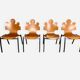 4 chaises "Puzzle", design by Essaime, France 1995