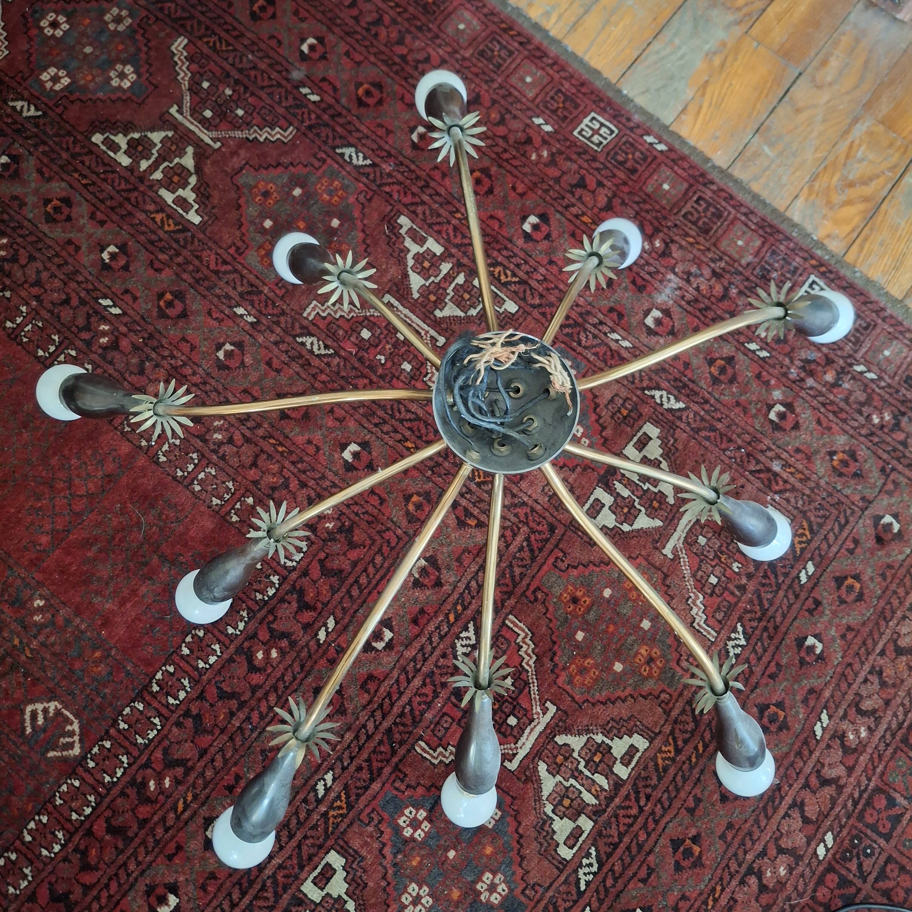 Sputnik chandelier model spider. 1960