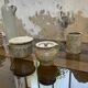 Stoneware herbal tea cup set La Hulotte Caylus
