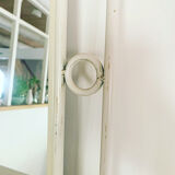 White vintage mirror