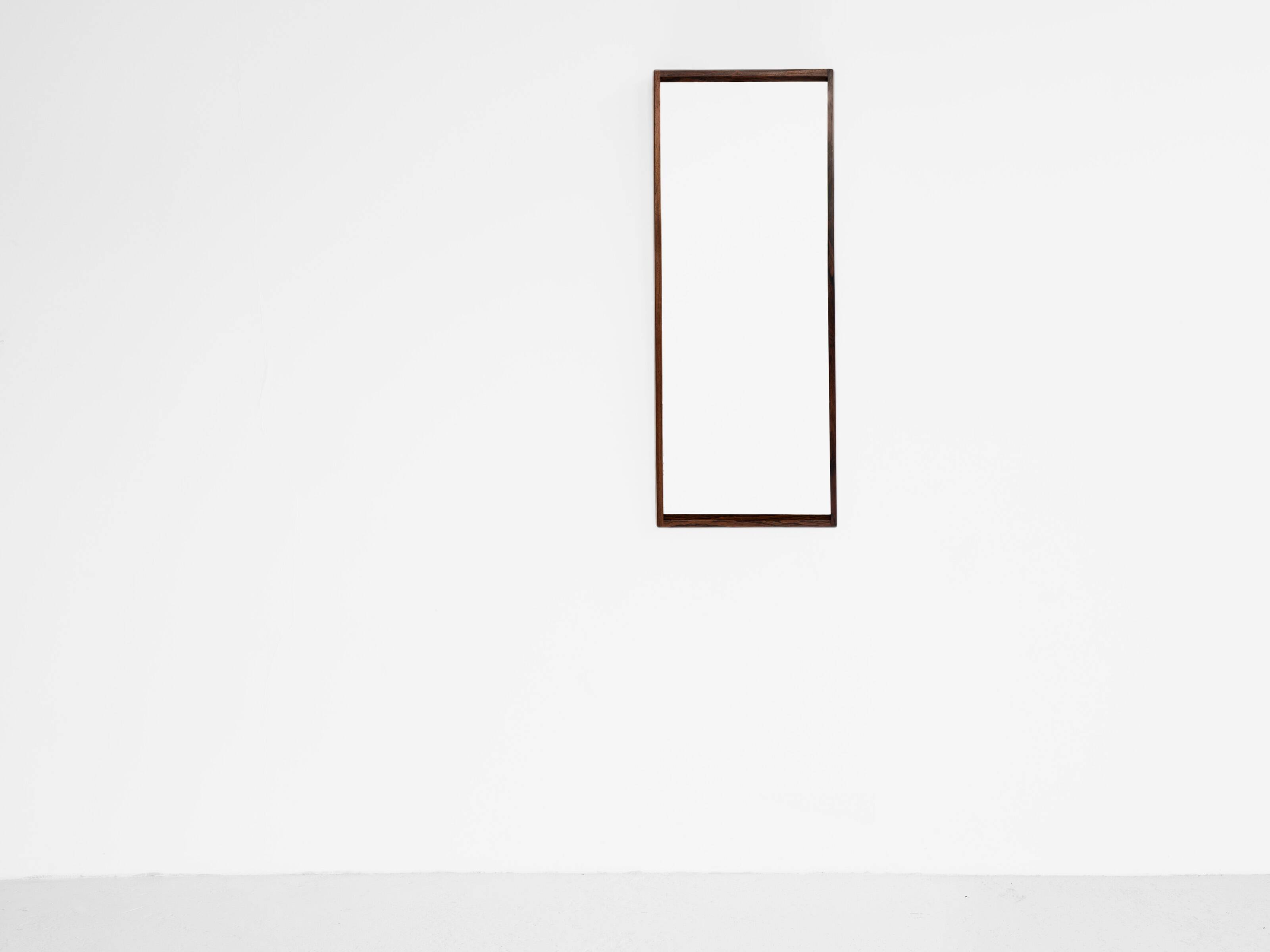 Midcentury Danish mirror in rosewood - Kai Kristiansen for Aksel Kjersgaard