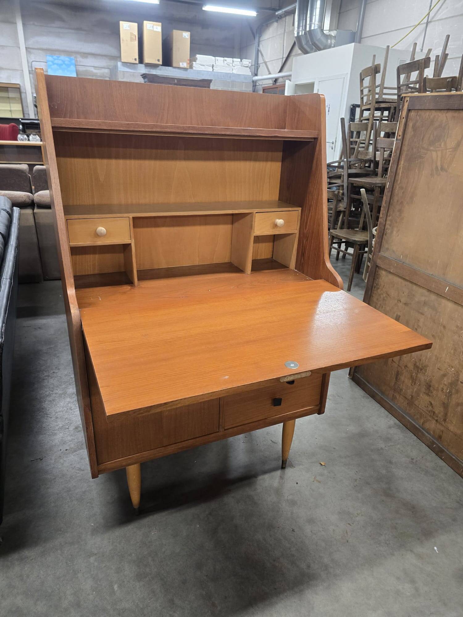 Secretary/bar/vintage wooden furniture