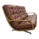 Canapé 3 places vintage par Eugen Schmidt pour Soloform, 1960 s