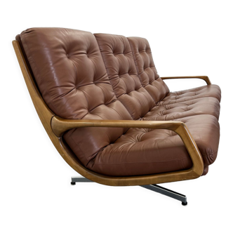 Canapé 3 places vintage par Eugen Schmidt pour Soloform, 1960 s