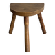 Tabouret tripode ancien en bois
