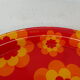 Service tray in vintage metal