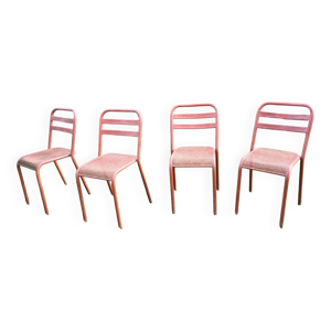 Lot de 4 chaises style - industriel