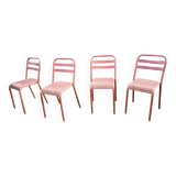 Set of 4 industrial style chairs