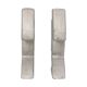 Designer Metal Bookends – La Linea (Osvaldo Cavandoli)