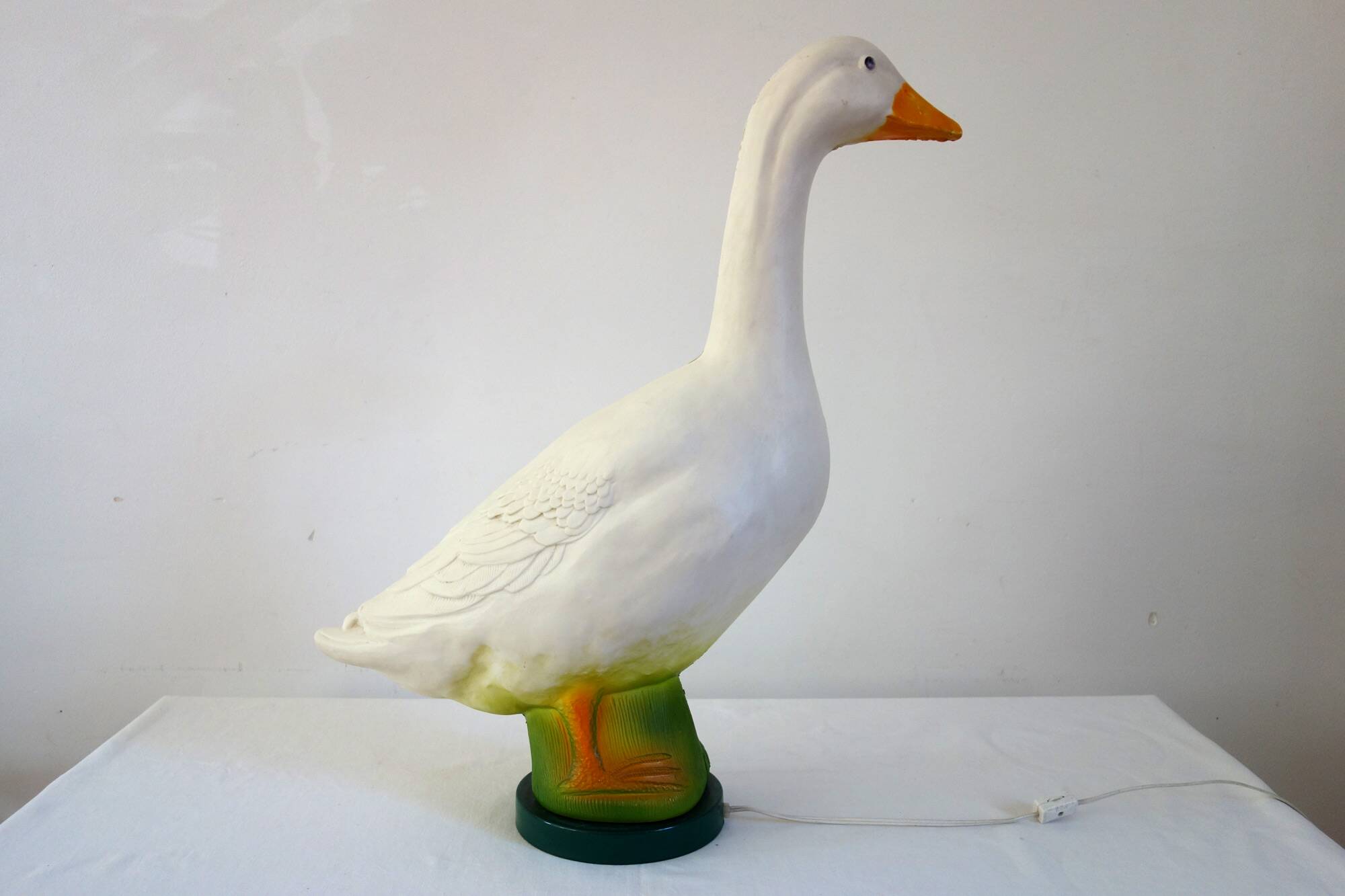 Vintage Gladys Goose goose lamp, 70/80s USA
