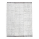 Tapis turc vintage fait main, marron et blanc, 7 x 10 cm, 209 x 298 cm,