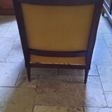 Pair of Louis XVI style bergère armchairs