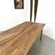 XXL table with 6 legs made of solid pine and rubberwood.