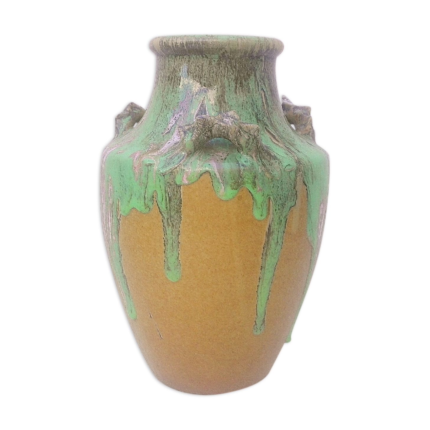 Vase en grès Puisaye Alfred Lebret art déco