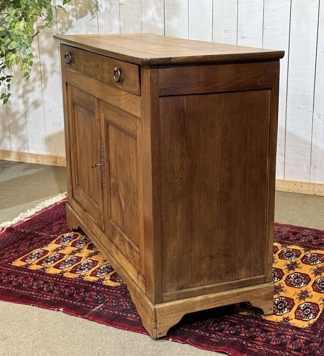 Buffet early 20th century in chestnut wood