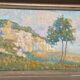 Original Swedish Oil on Canvas – “Landscape” by B. Hallberg – Signed – Vintage & Framed – 50 × 33 cm