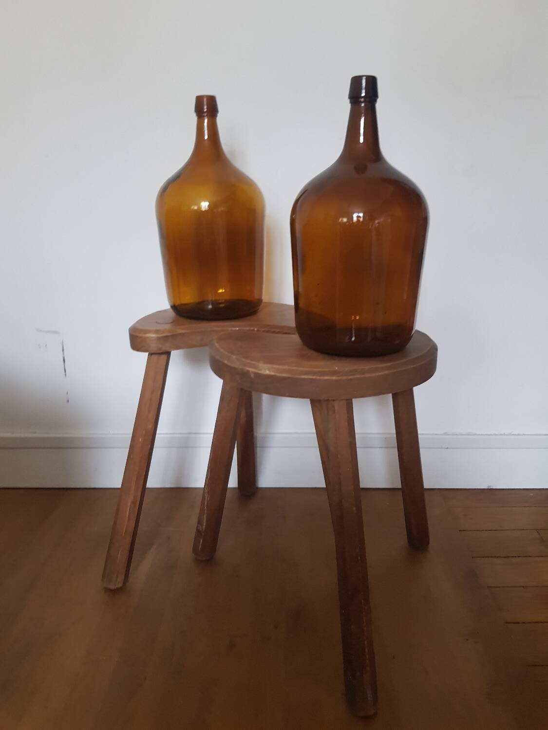 Vintage amber carboy