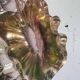 Vintage pink/green murano glass bowl/decor