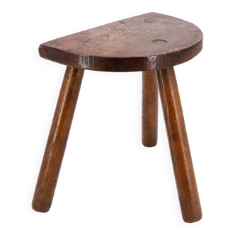Wooden tripod stool, 1950s