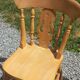 Set of 4 chairs and 1 armchair in mountain style.