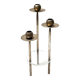 Silver-Plated Brass and Plexiglass Candelabrum by Mesa, Italy 1970s