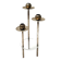 Silver-Plated Brass and Plexiglass Candelabrum by Mesa, Italy 1970s