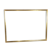 Cadre baguette bois dorure feuille d'or 56x42 feuillure 54x40 cm bonne occasion SB