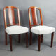 Paire de chaises art déco