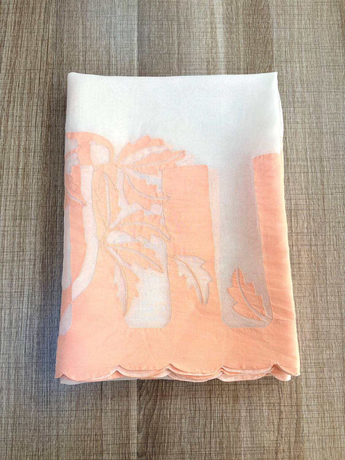 Hand-embroidered tablecloth, 1930s