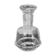 Art Deco crystal whisky decanter, 1950