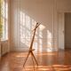 Tripod floor lamp in solid wood - Sweden - 1950