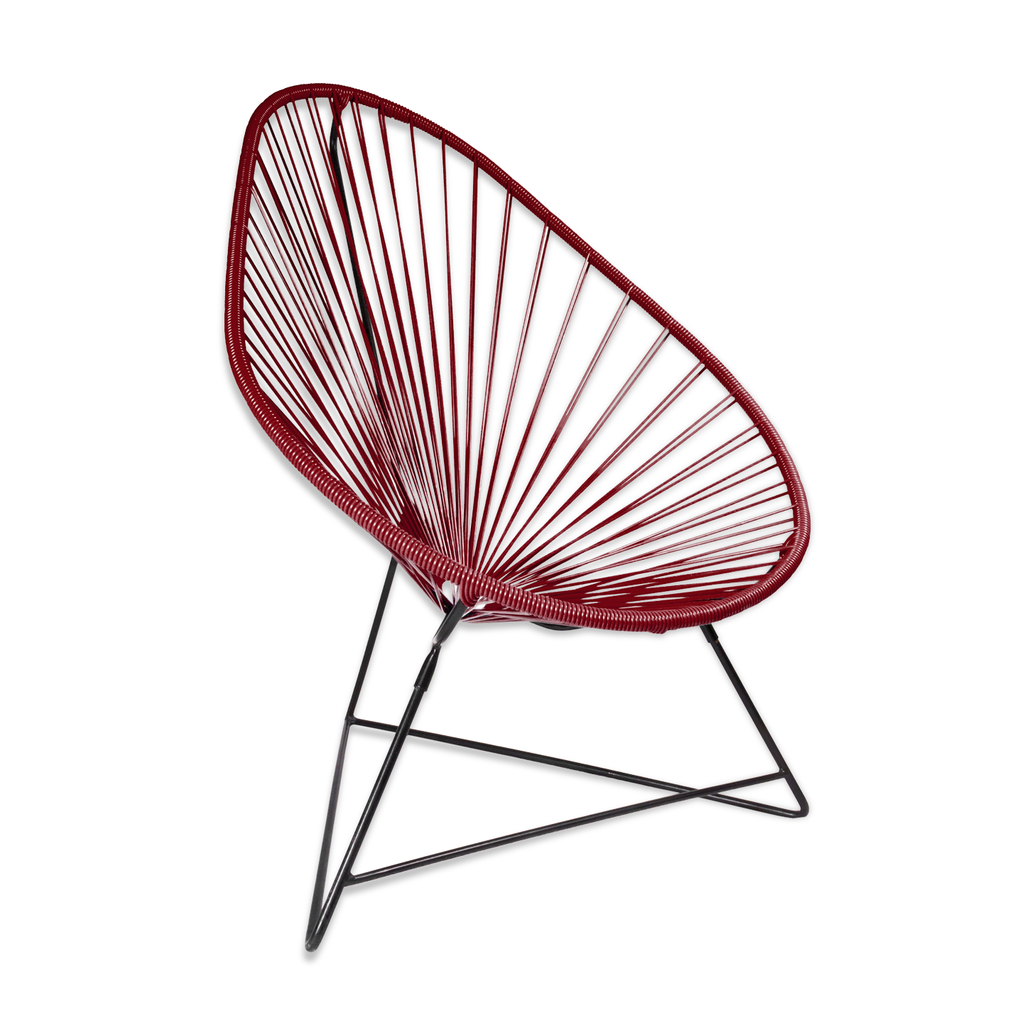 Acapulco bordeaux armchair