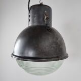 Industrial lamp with glass, 1930s