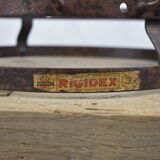 Small old rigid bottle rinse