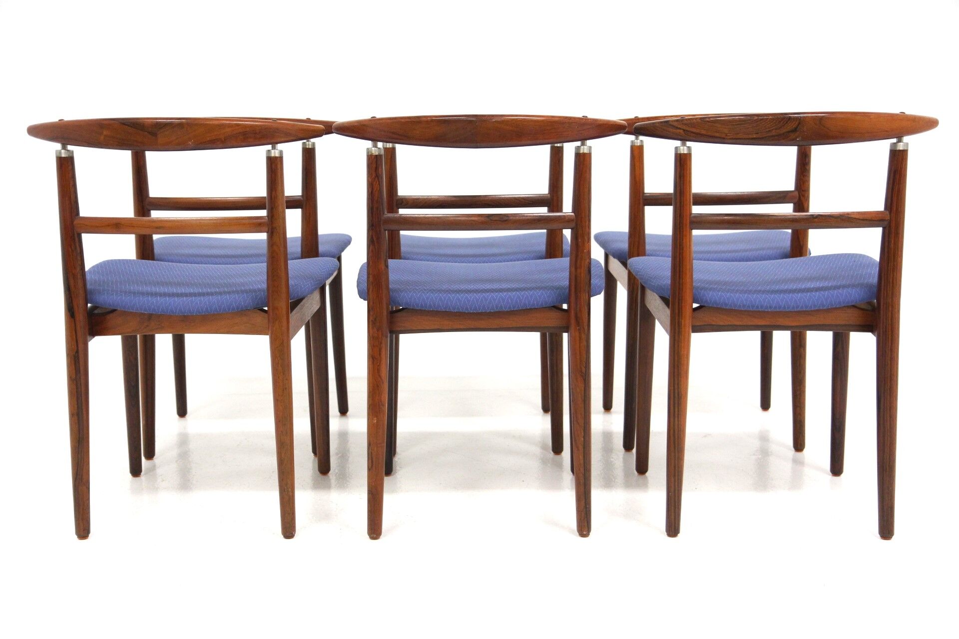 Set of 6 rosewood chairs, Helge Sibast & Børge Rammerskov,, Denmark, 1960