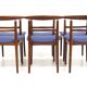 Set of 6 rosewood chairs, Helge Sibast & Børge Rammerskov,, Denmark, 1960