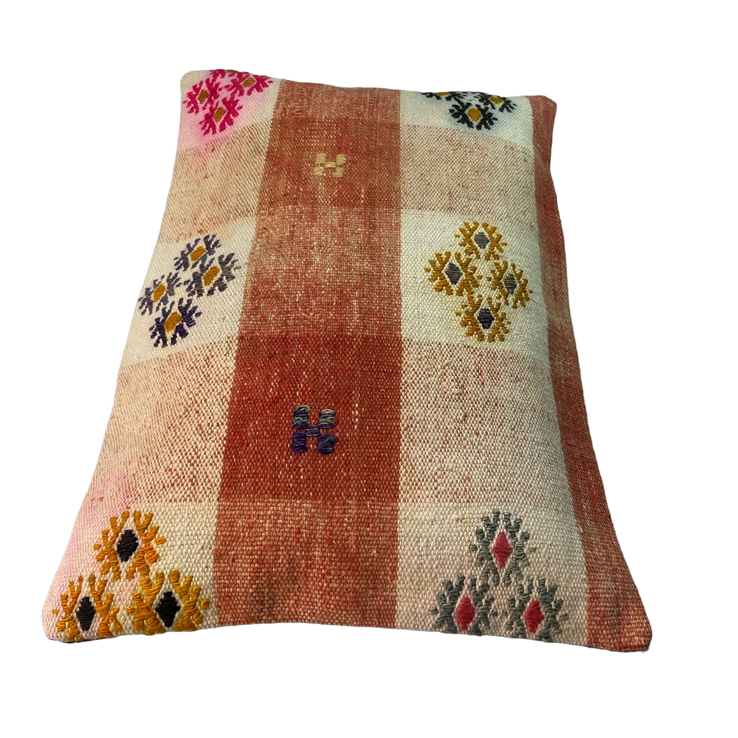 Vintage turkish handmade cushion cover , 30 x 50 cm