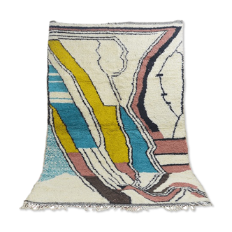 Tapis berbère tribal coloré 270 x 153 cm