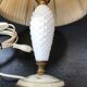 Former Laiton Body Lamp - Glass - White Opaline - Vintage Lampshade