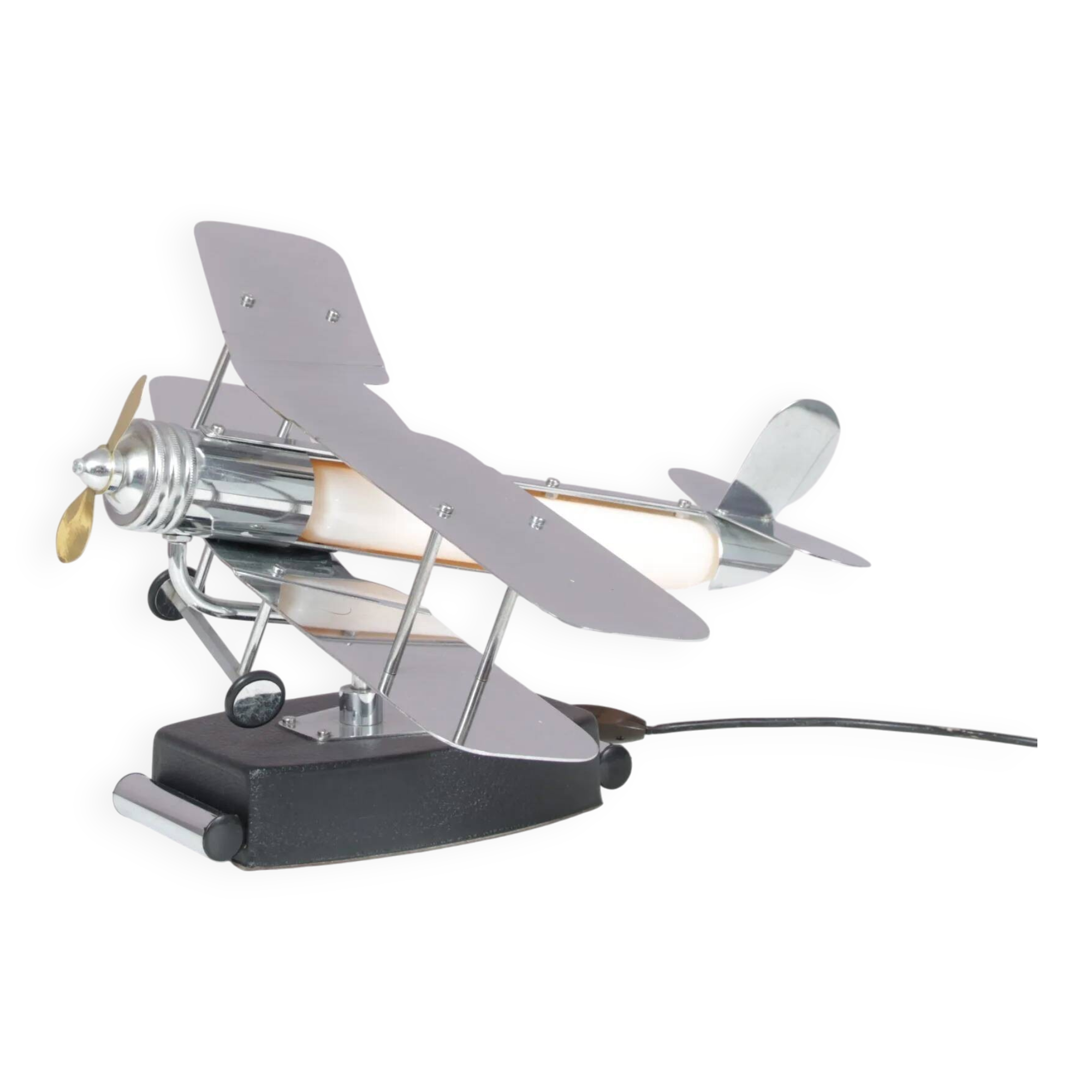1950s Biplane table lamp from the USA
