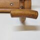 Double Bistro Coat Rack Curved Wooden Hanger Early 20th Century