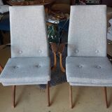 Pair of armchair "relax" Triconfort 60s