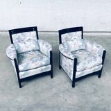 Set of Galaxy Peggy Low Armchairs by Umberto Asnago for Giorgetti, Italy, 1990s