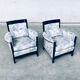 Set of Galaxy Peggy Low Armchairs Set by Umberto Asnago for Giorgetti, Italy, 1990s